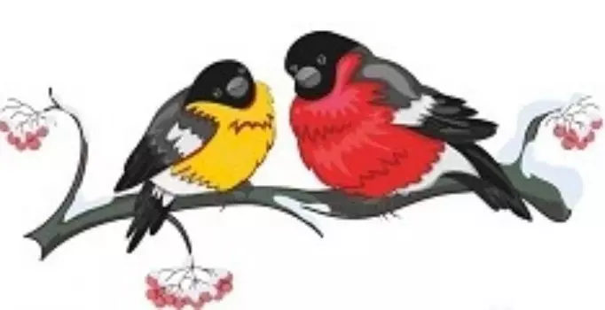 Декорация "Снегири"