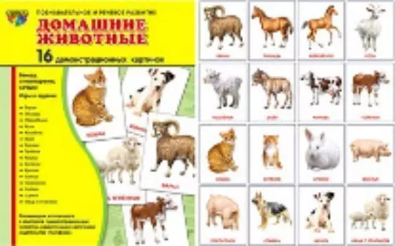 Домашние животные. Демонстрационные картинки