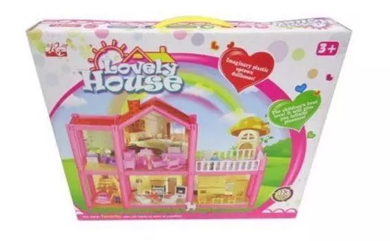 Домик кукольный, 113 предметов