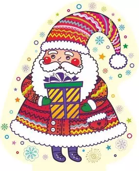 Фигура на подставке "Дед Мороз"