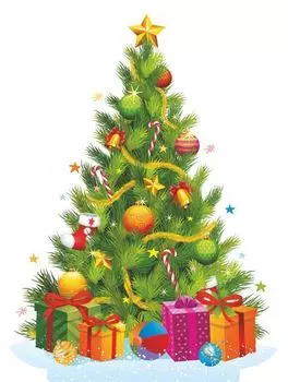 Фигура на подставке "Ёлка новогодняя"