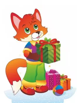 Фигура на подставке "Лисёнок"