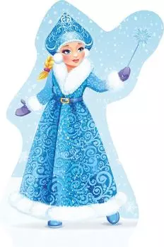 Фигура на подставке "Снегурочка"