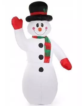 Фигура надувная "Снеговик"