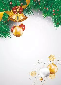 Грамота-рамка с новогодним дизайном