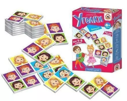 Игра настольная "Уголки. Эмоции"