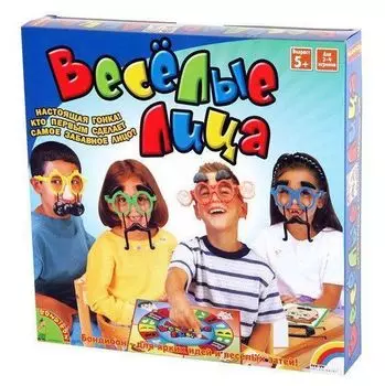 Игра настольная "Веселые лица"