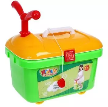 Игровой набор-каталка 3 в 1 "Моя школа", 18 предметов, с проектором, со световым эффектом