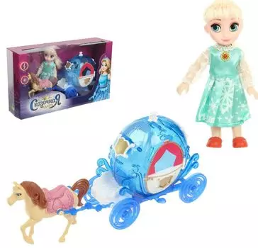 Игровой набор "Сказочная карета", с куклой