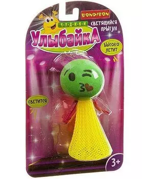 Игрушка Bondibon "Светящийся прыгун Улыбайка"