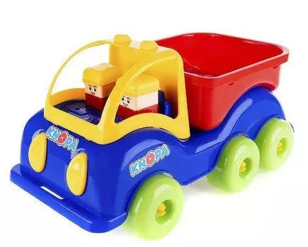 Игрушка "Машинка грузовик. Силач, 3 оси, 33 см.