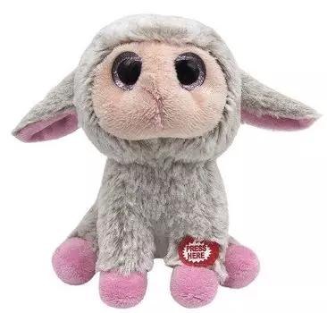 Игрушка мягкая "Овечка", на батарейках