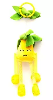 Игрушка мягкая "Подвеска с вибрацией", груша