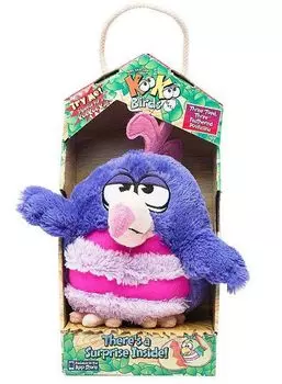 Игрушка мягкая "Птичка с яйцом", микс