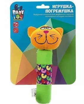 Игрушка мягкая развивающая "Кот"