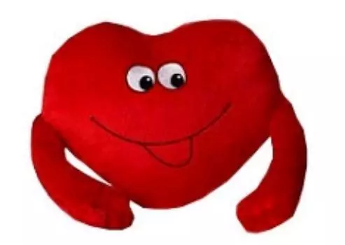 Игрушка мягкая "Сердце с ручками", 34 см.