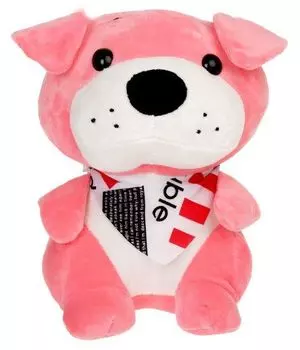 Игрушка мягкая "Собака с косынкой", 28 см.