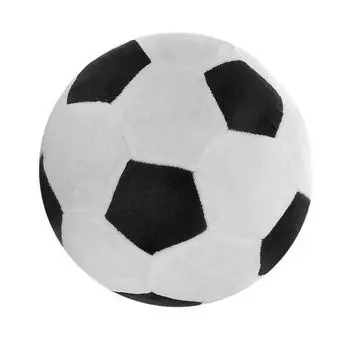 Игрушка мягконабивная "Футбольный мяч": диаметр 16 см