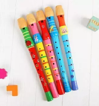 Игрушка музыкальная "Дудочка большая", микс