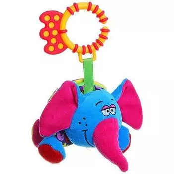 Игрушка развивающая мягкая "Слон", 14 см