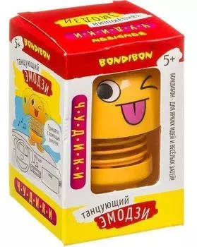 Игрушка-забава Bondibon "Танцующий на пружинке". Эмодзи подмигивающий
