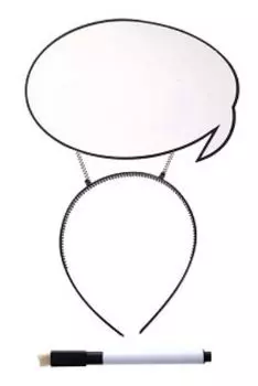 Карнавальный ободок "Идея", с маркером