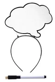 Карнавальный ободок "Идея", с маркером