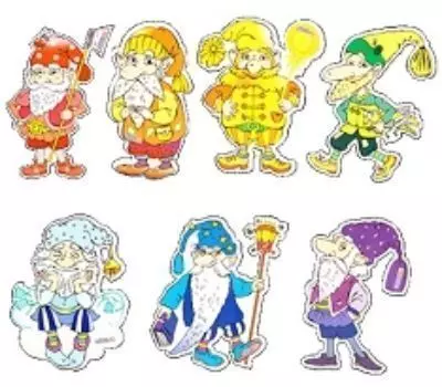 Комплект "Гномы", 7 шт. Развивающие игры Воскобовича