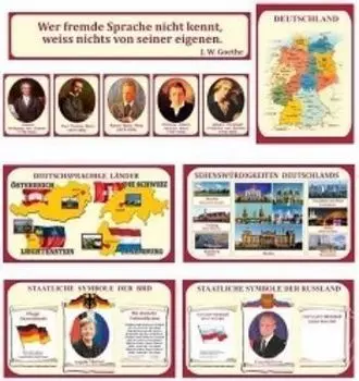 Комплект стендов для кабинета немецкого языка