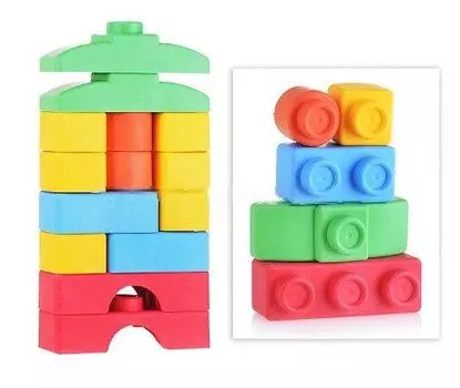 Конструктор мягкий для малышей, 14 деталей