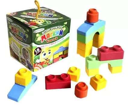 Конструктор мягкий для малышей, 18 деталей