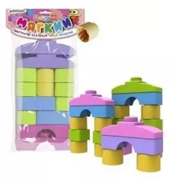 Конструктор мягкий "Кнопик", 14 деталей