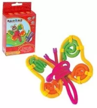 Конструктор Rubber-Bubber "Бабочка", 19 деталей