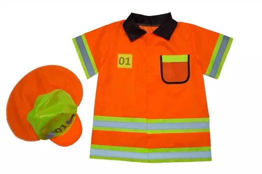 Костюм пожарного (куртка, шапочка)