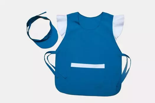 Костюм продавца (кепка-козырёк, халат с завязками)