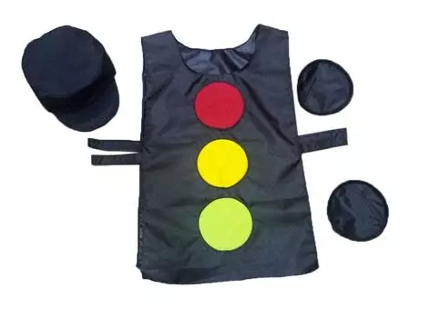 Костюм "Светофор" (жилет, кепка)