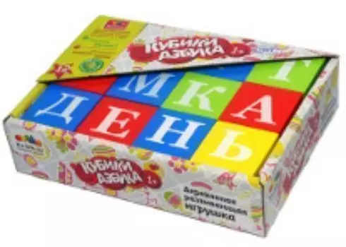 Кубики "Азбука", 12 шт.