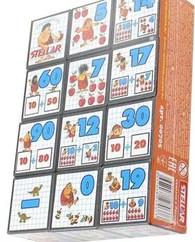 Кубики "Математика с рисунками"