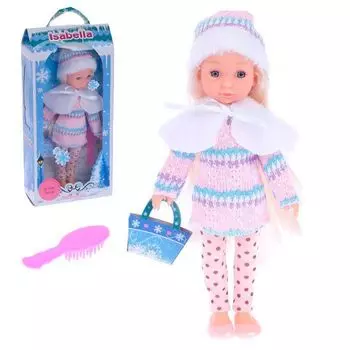 Кукла "Изабелла" в шубке, с аксессуарами, микс