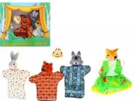 Кукольный театр "Колобок", 5 кукол