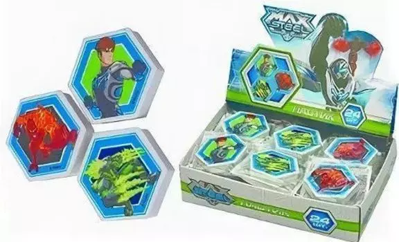 Ластик фигурный "Max Steel", микс