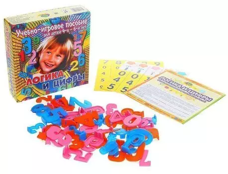 Логика и цифры. Учебно-игровое пособие для детей от 4-х лет