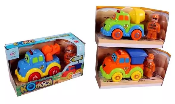 Машина "Веселые колеса", микс