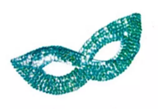 Маска карнавальная одноцветная