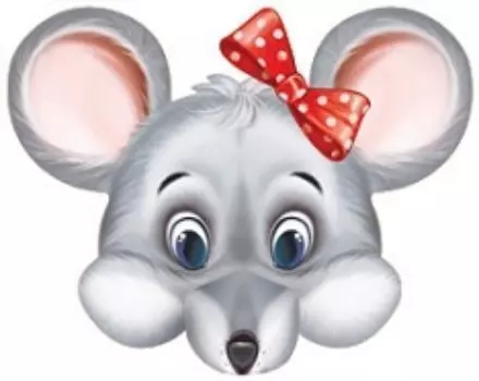 Маска "Мышь" девочка