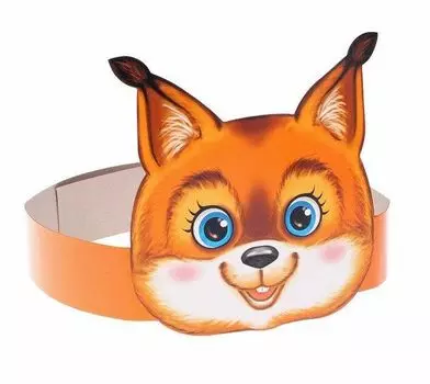 Маска на ободке "Белочка"