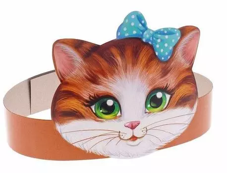 Маска на ободке "Кошечка"