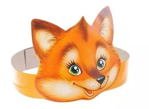 Маска на ободке "Лиса"