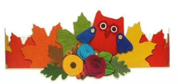 Маска на ободке "Осенняя"