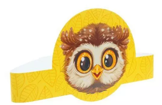 Маска на ободке "Сова"